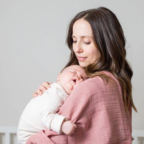 Lulujo -Mini Muslin Cloths -Strawberries 3pk