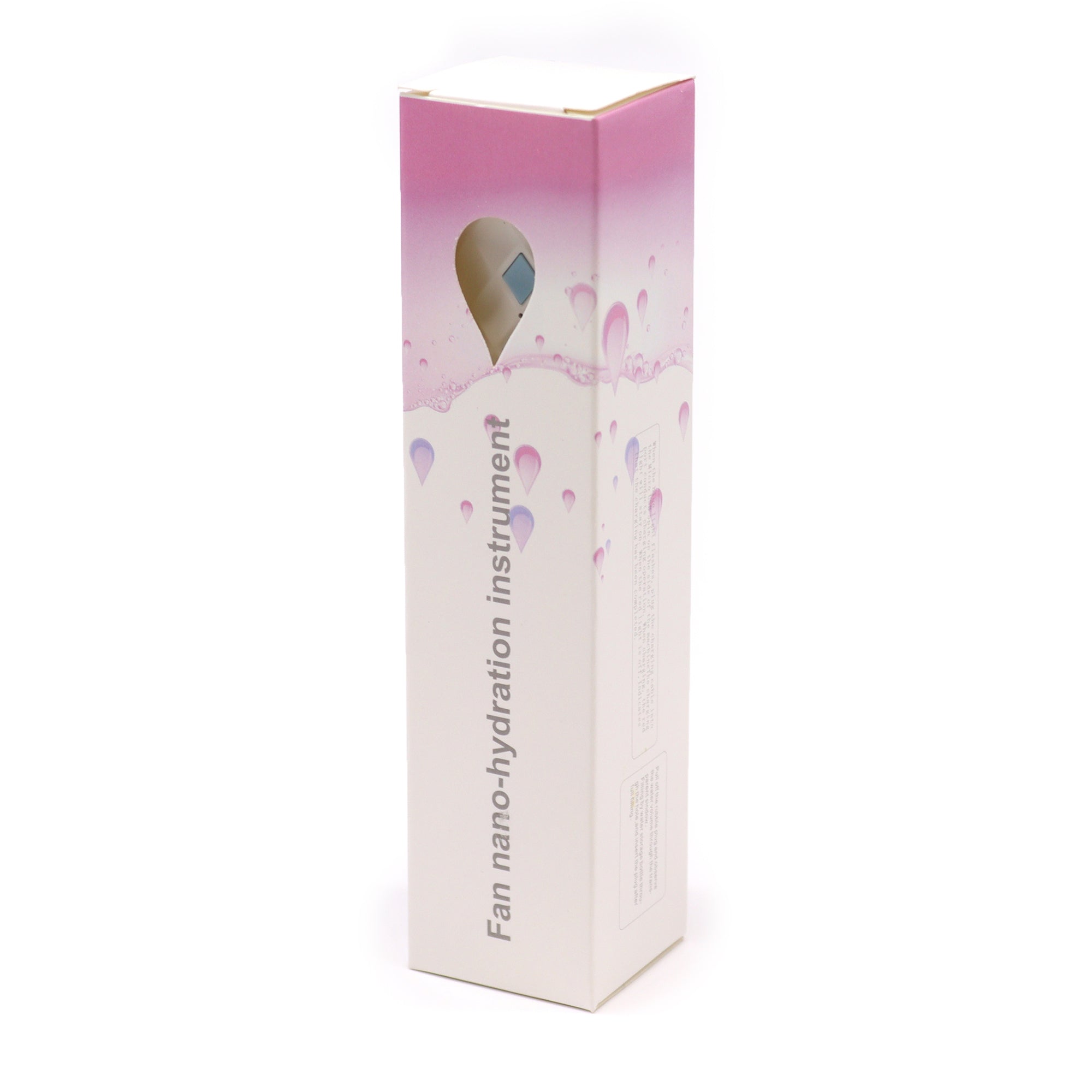 White Nano Mist Face Fan & Spray - USB chargeable
