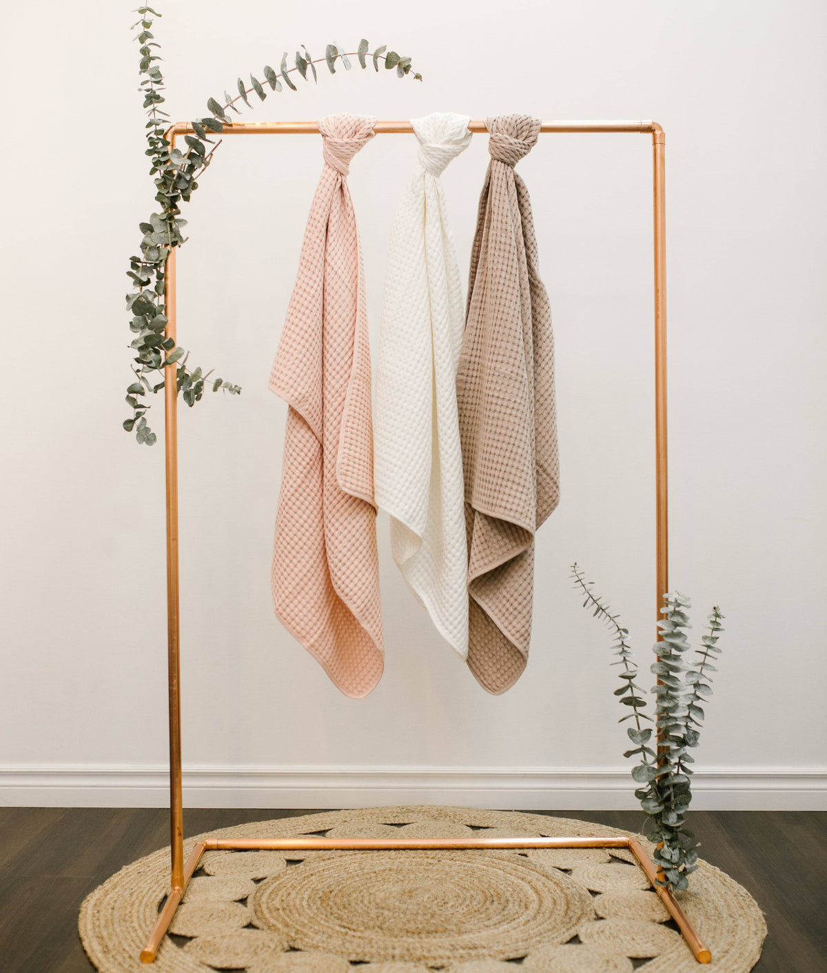Lulujo - Waffle Blanket - Sand