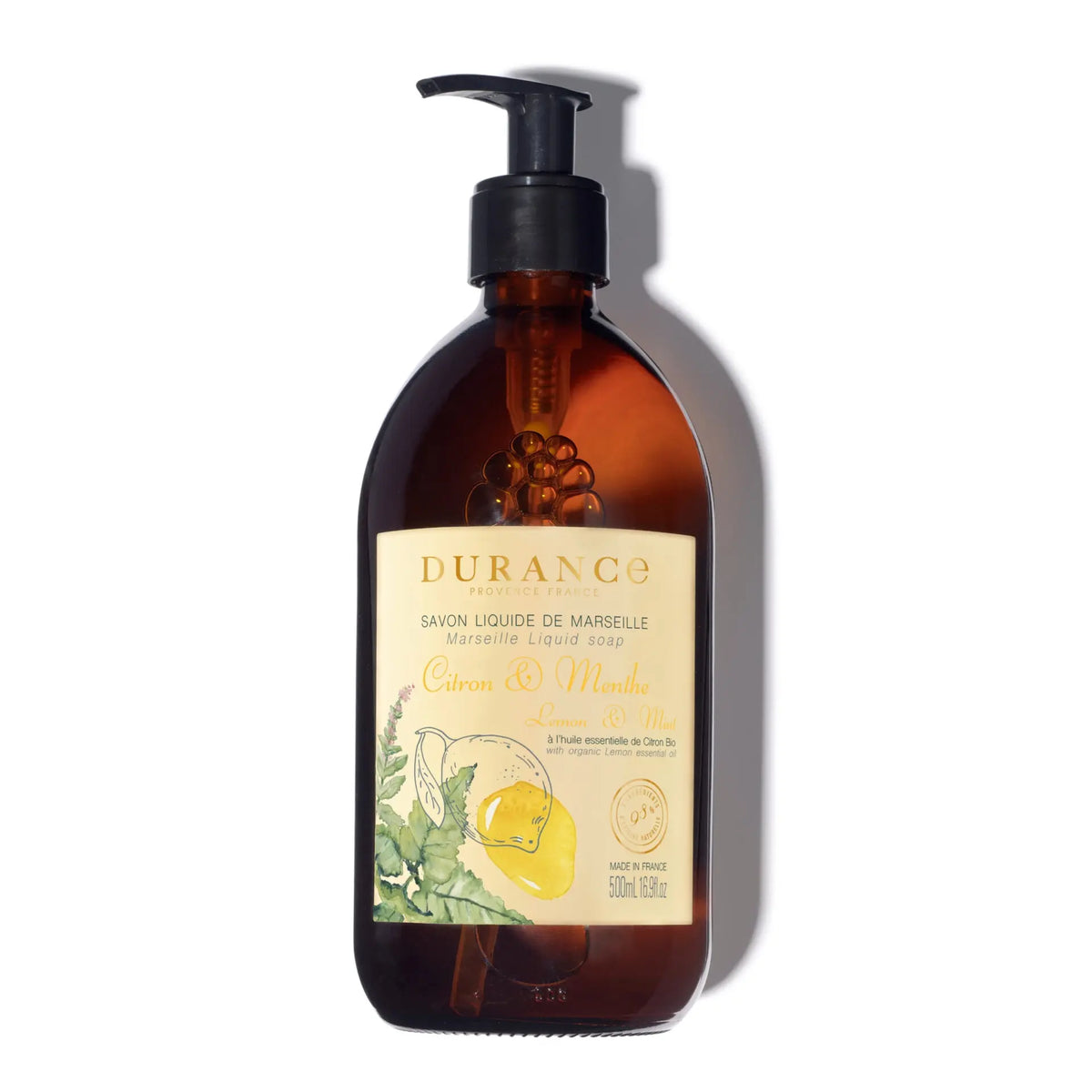 Durance Marseille Liquid Soap Lemon & Mint 500ml