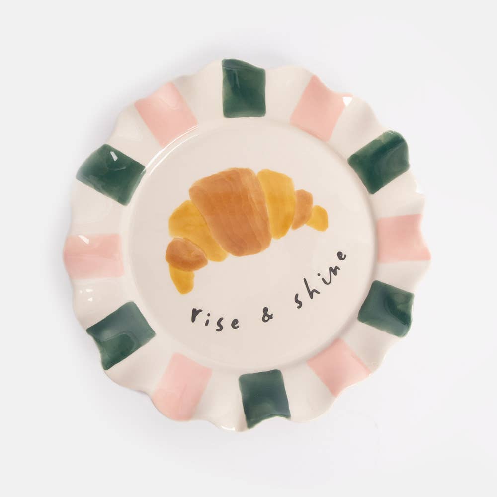 Rise & Shine Croissant Plate