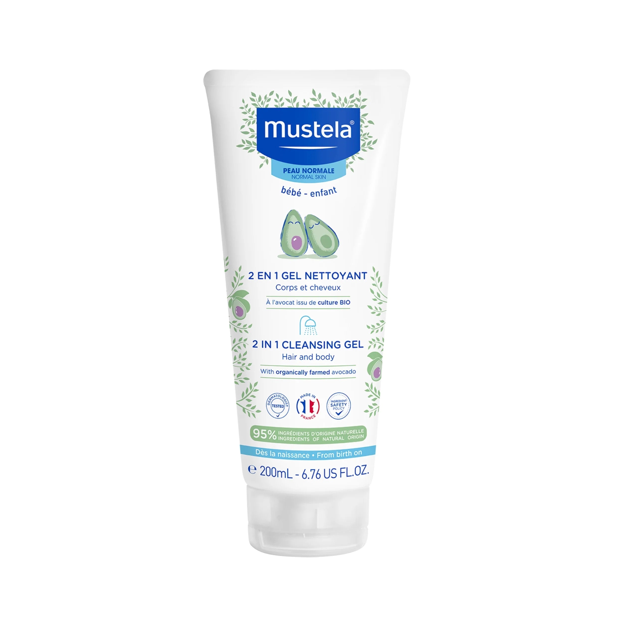 2 in 1 Cleansing Gel Hair & Body 200ml