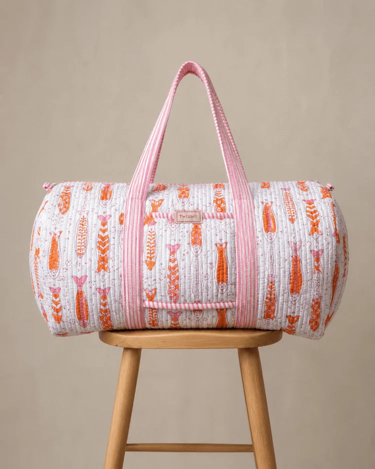 Weekend Bag - Pink Fish Spritz