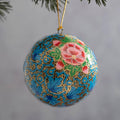 2" Spigelia Paper Mache Hanging Bauble