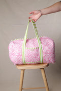 Weekend Bag - Pink Abstract Floral