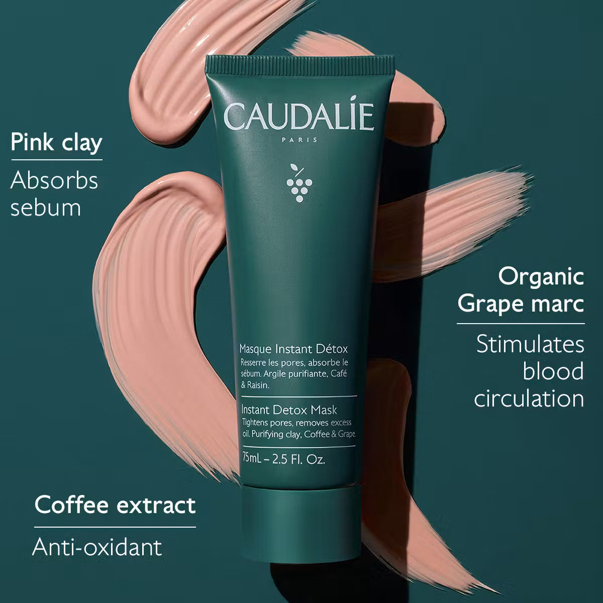 Caudalie Instant Detox Mask 75 ml