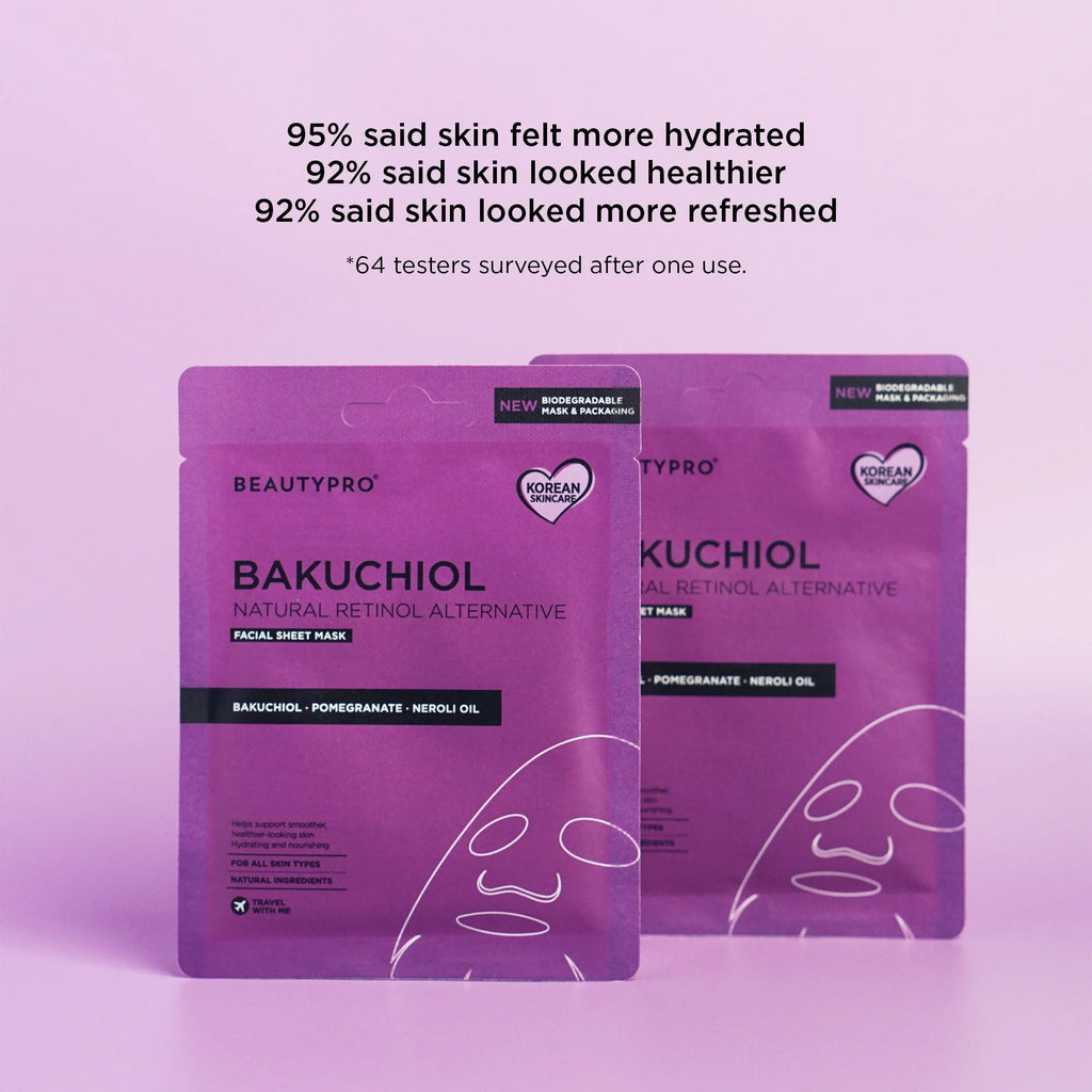 Bakuchiol Natural Retinol Alternative Face Mask BeautyPro