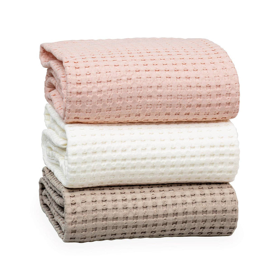 Lulujo - Waffle Blanket - Sand