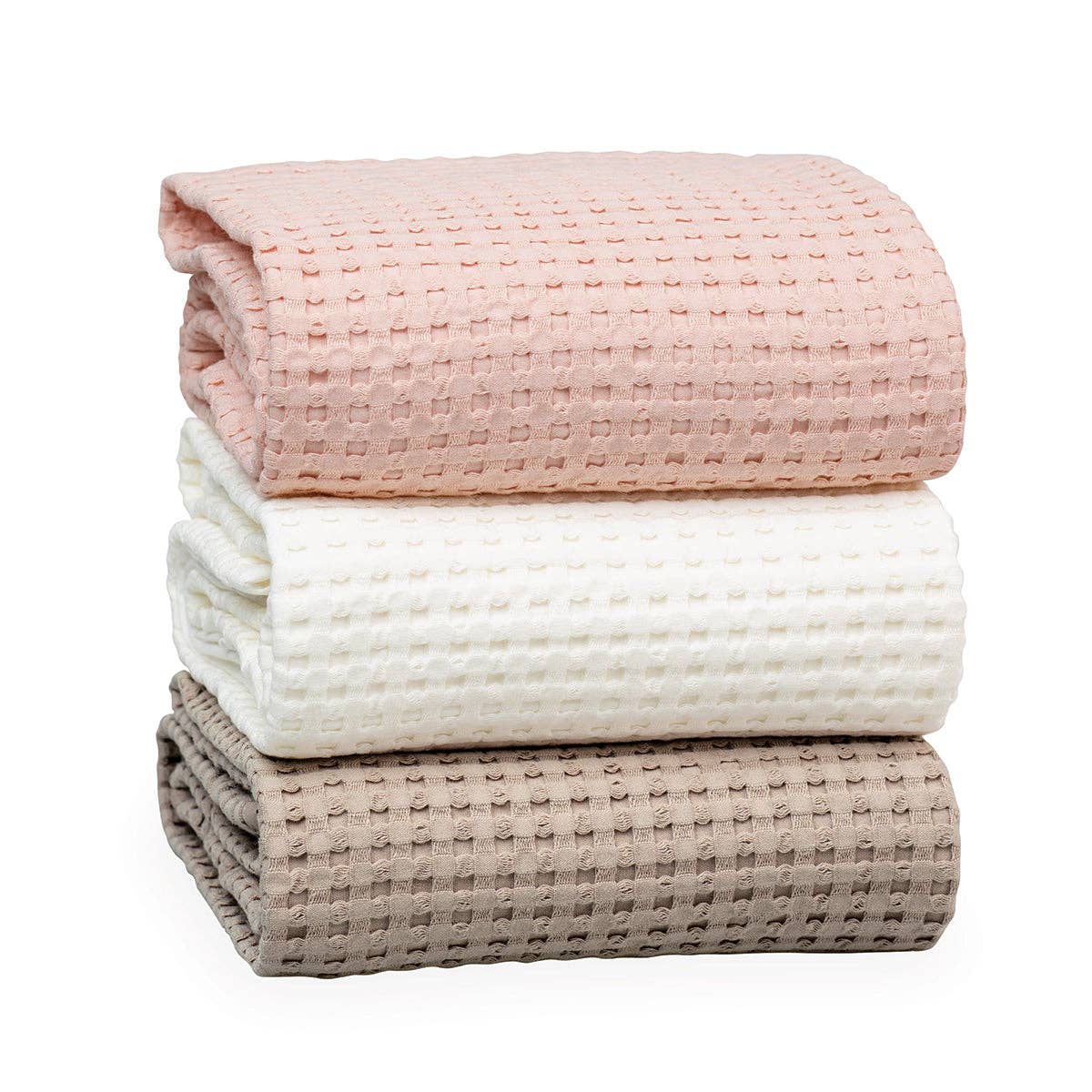 Lulujo - Waffle Blanket - Sand