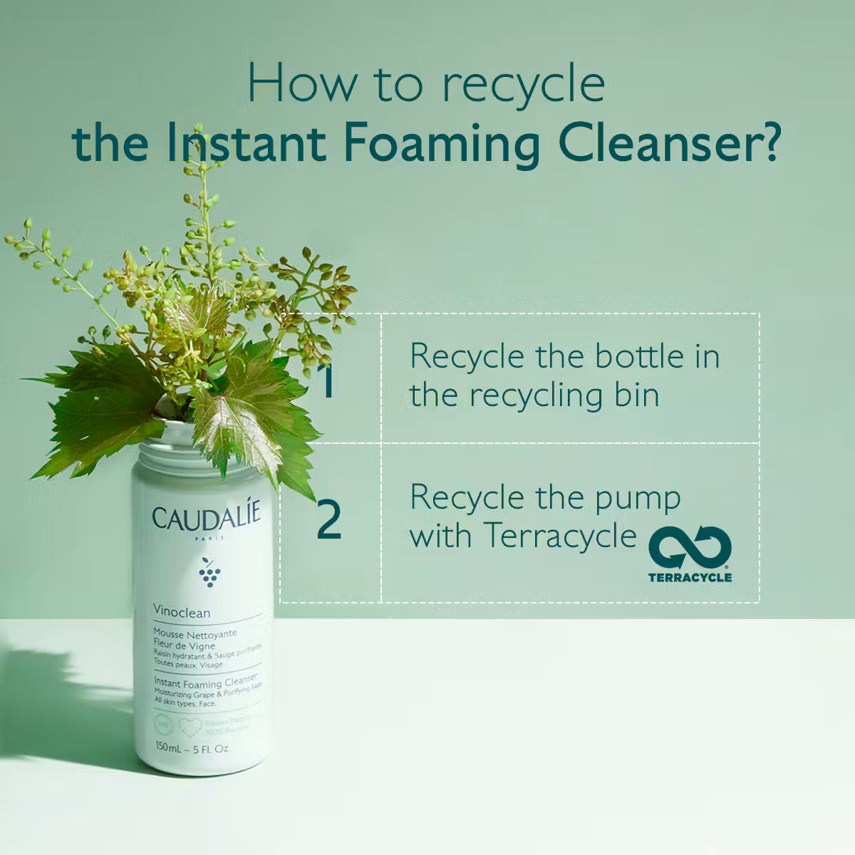 Caudalie Vinoclean Instant Foaming Cleanser 150ml
