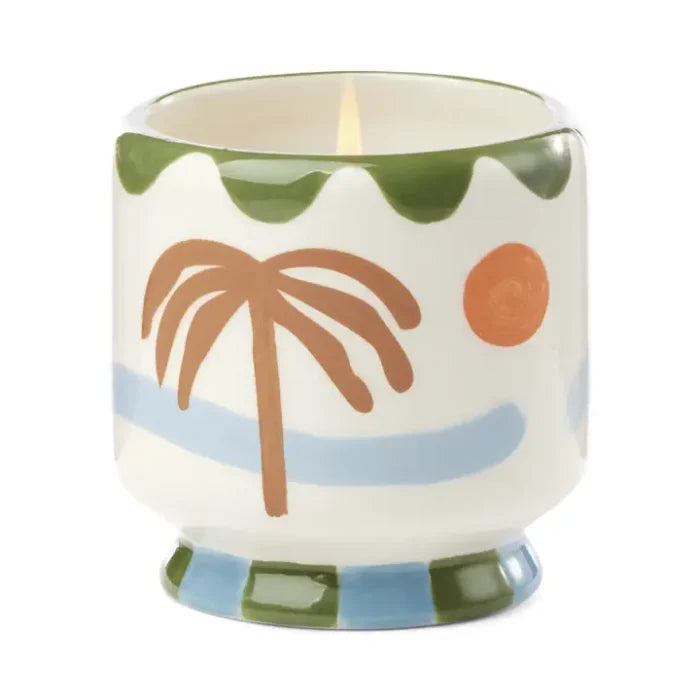 Paddywax A Dopo Palm Tree Ceramic Candle - Lush Palms
