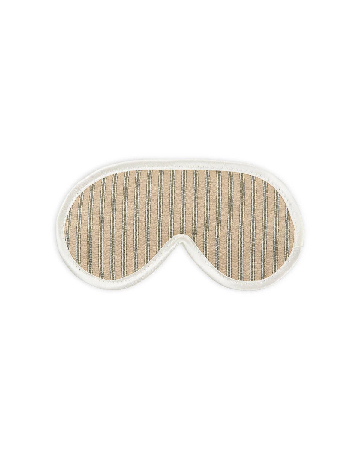 Joe Eye Mask | Ticking Stripe | Antique Khaki