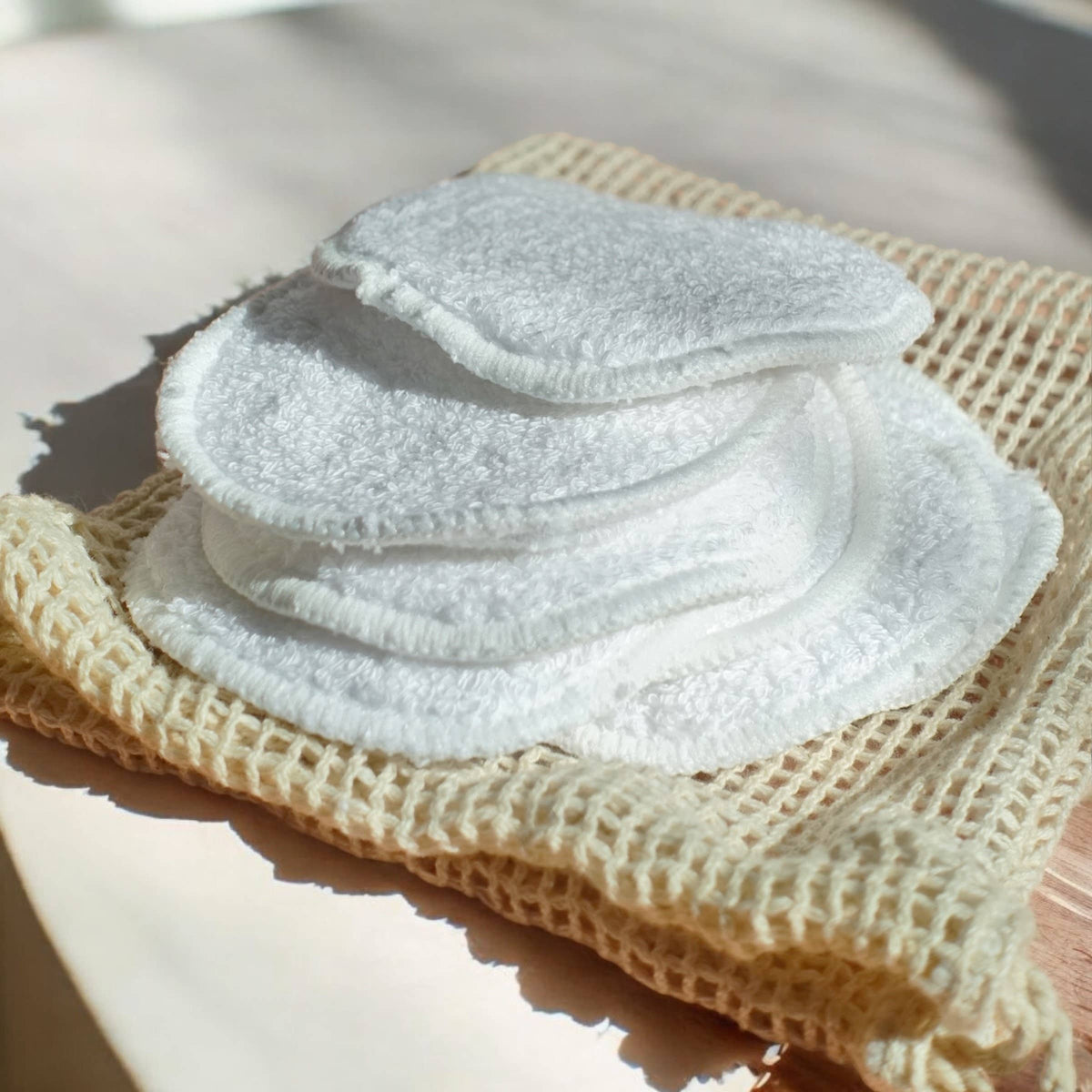 MuslinZ 7pk Bamboo Cotton Cleansing Pads