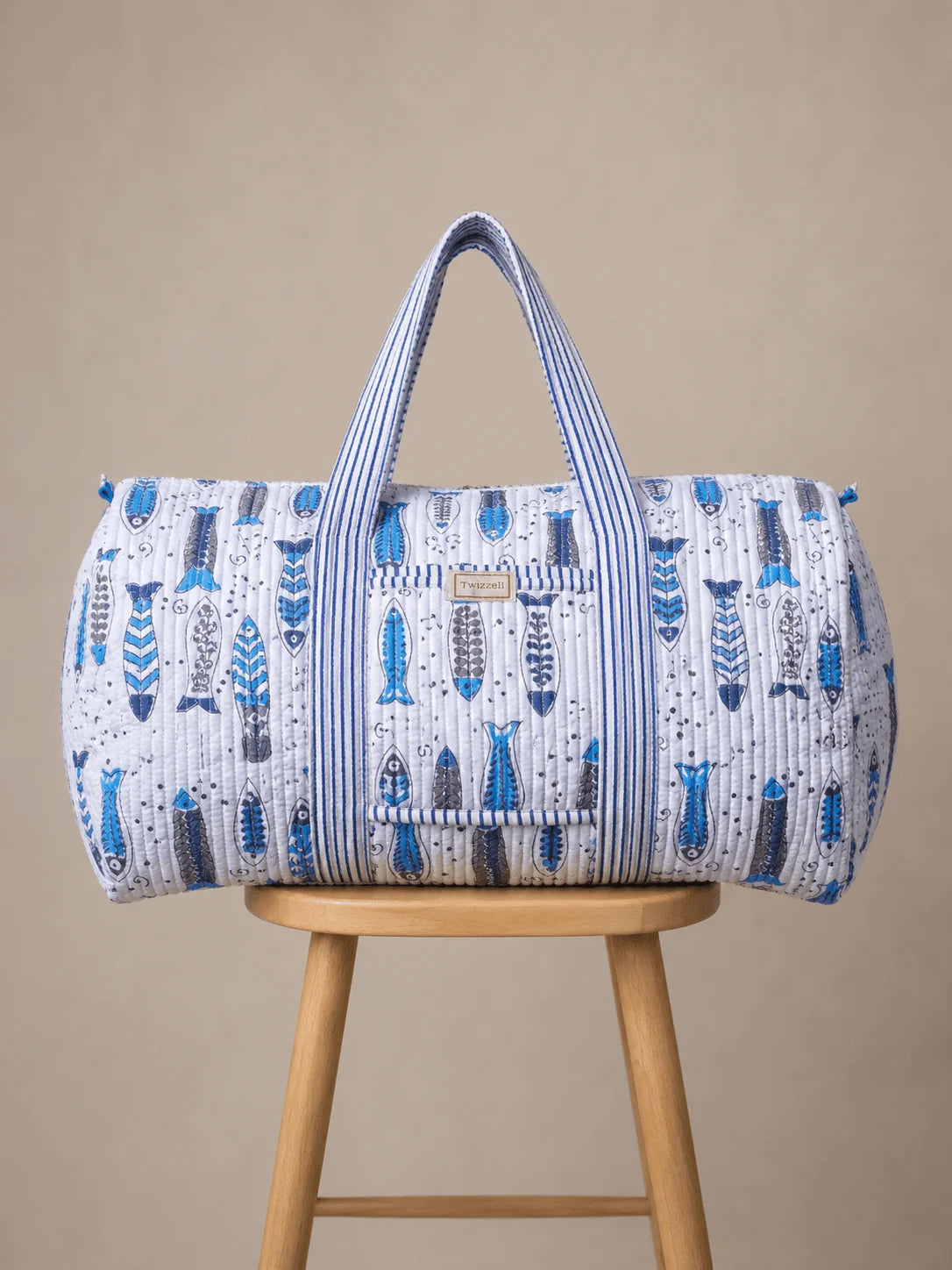 Weekend Bag - Blue Fish Spritz