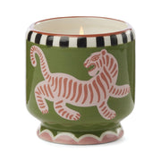 Paddywax A Dopo Tiger Ceramic Candle - Black Cedar & Fig