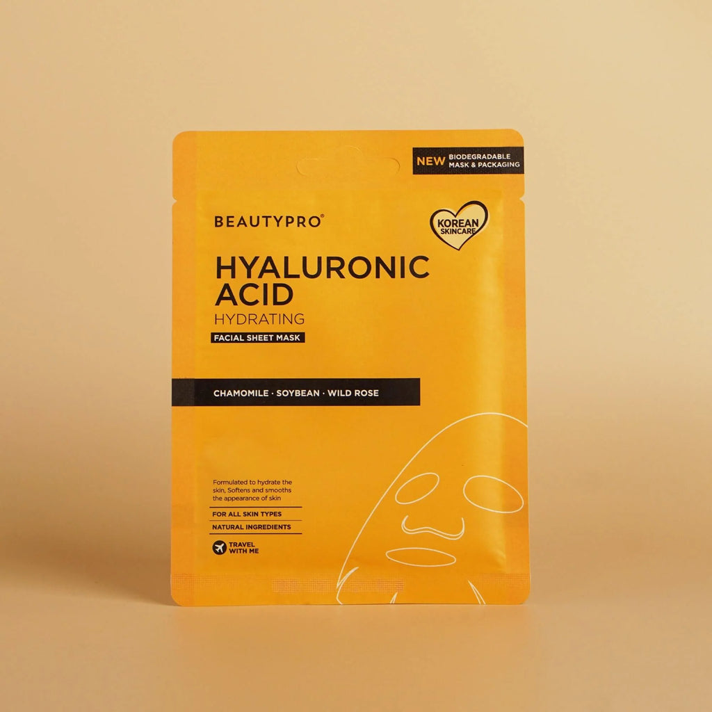 Hyaluronic Acid Hydrating Face Mask BeautyPro