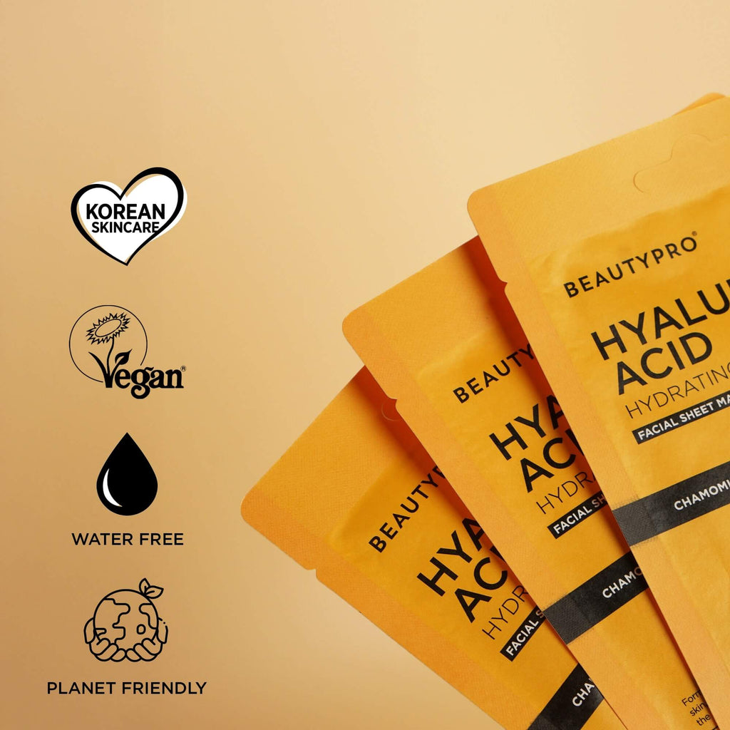 Hyaluronic Acid Hydrating Face Mask BeautyPro