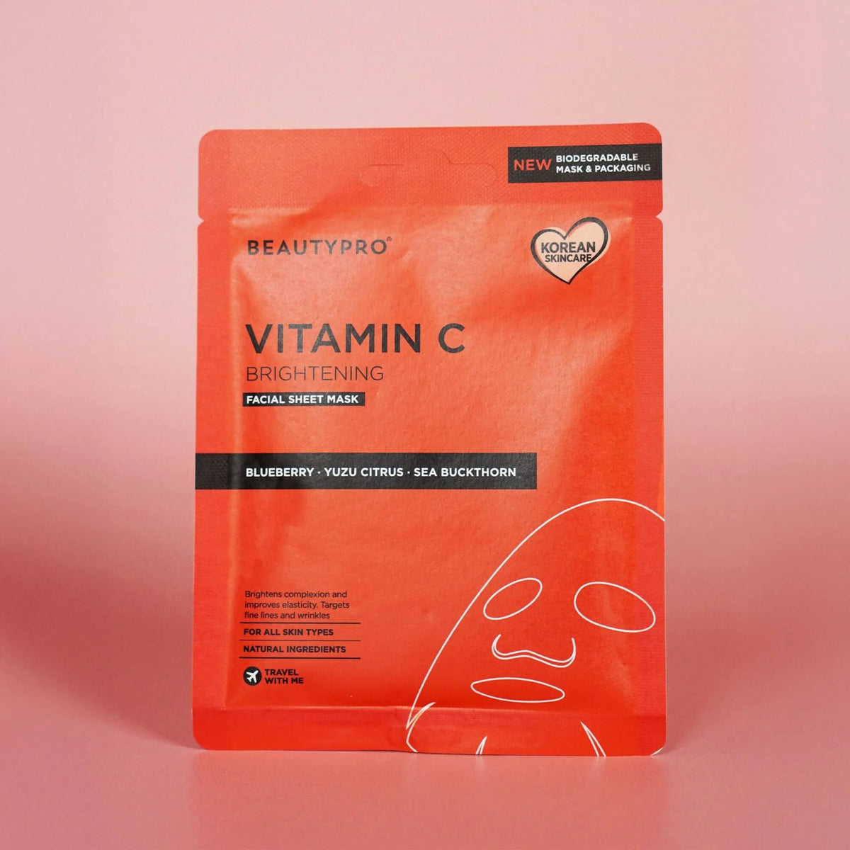 Vitamin C Brightening Face Mask BeautyPro