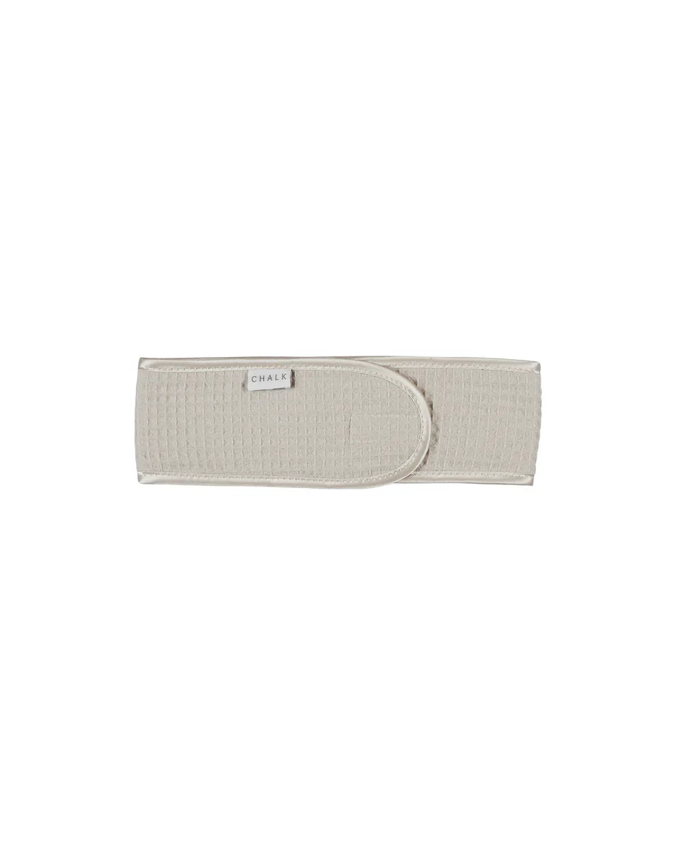 Babs Waffle Headband / Stone
