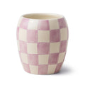Paddywax Checkmate Porcelain Candle - Lilac - LavenderMimosa
