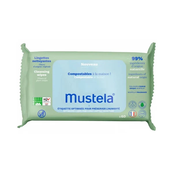 Normal Skin Compostable Cleansing Wipes 60s