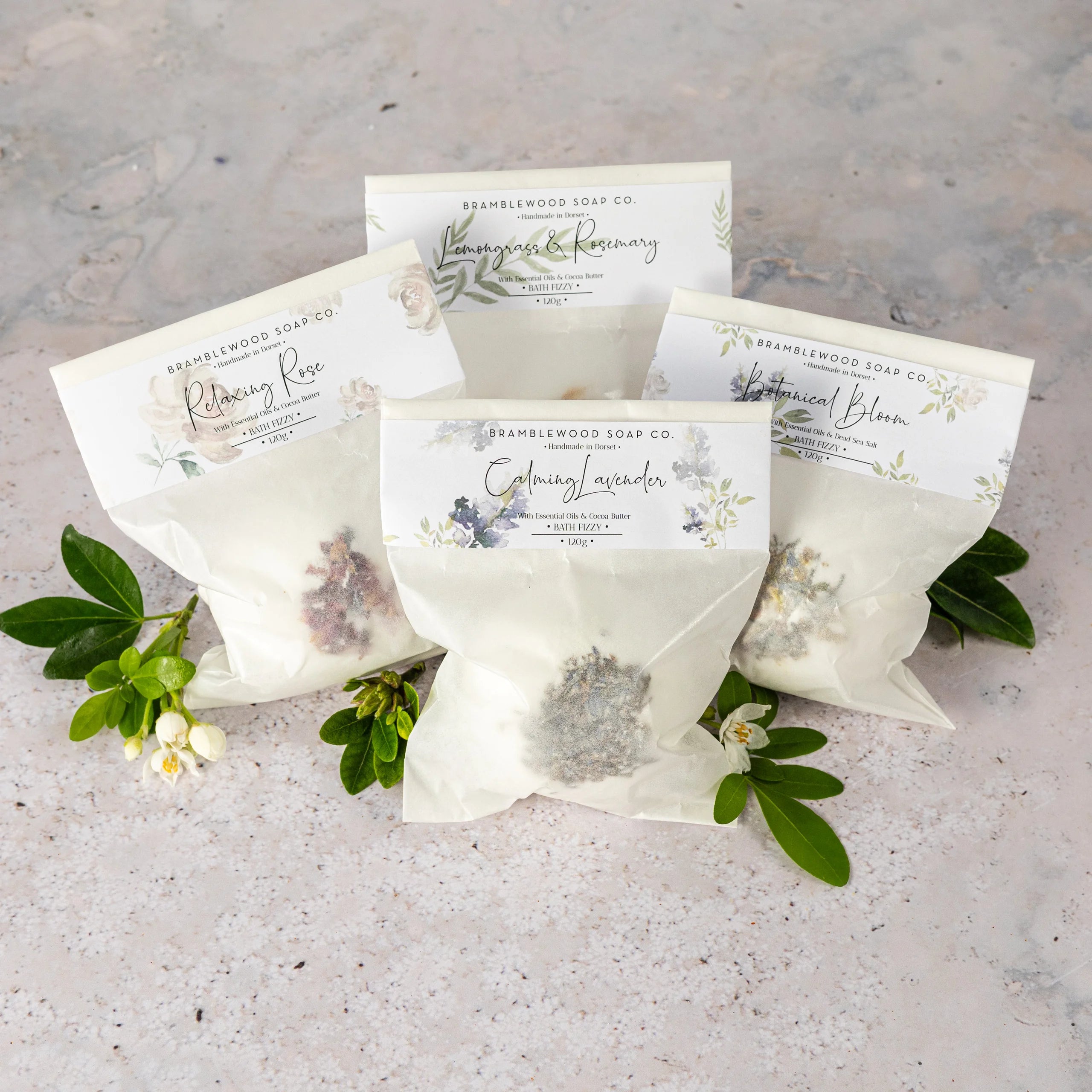 Relaxing Rose Bath Fizzy 120g