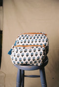 Medium Quilted Wah Bag - Mini Blue