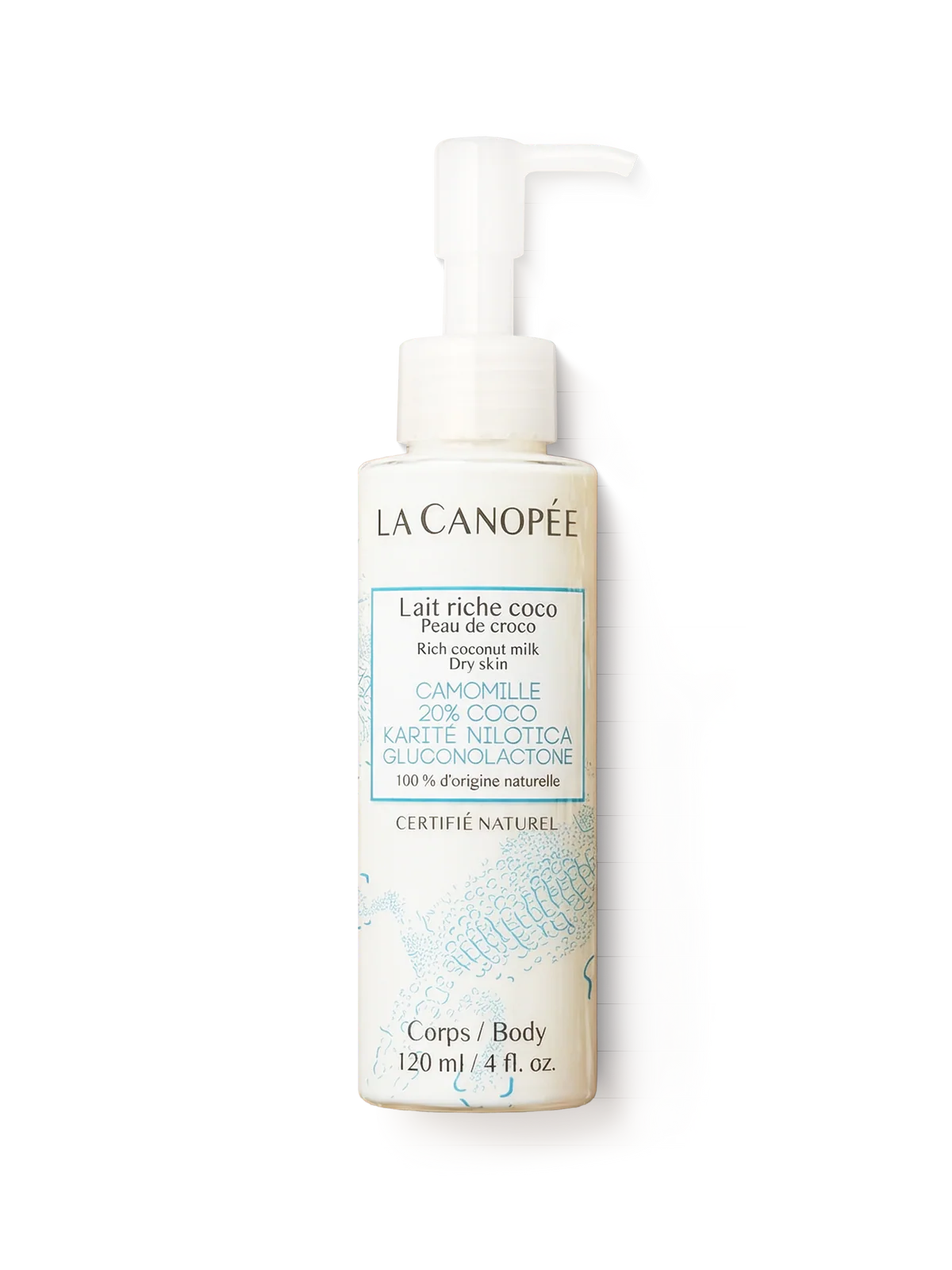 Rich Coconut Milk for Dry Skin 120ml