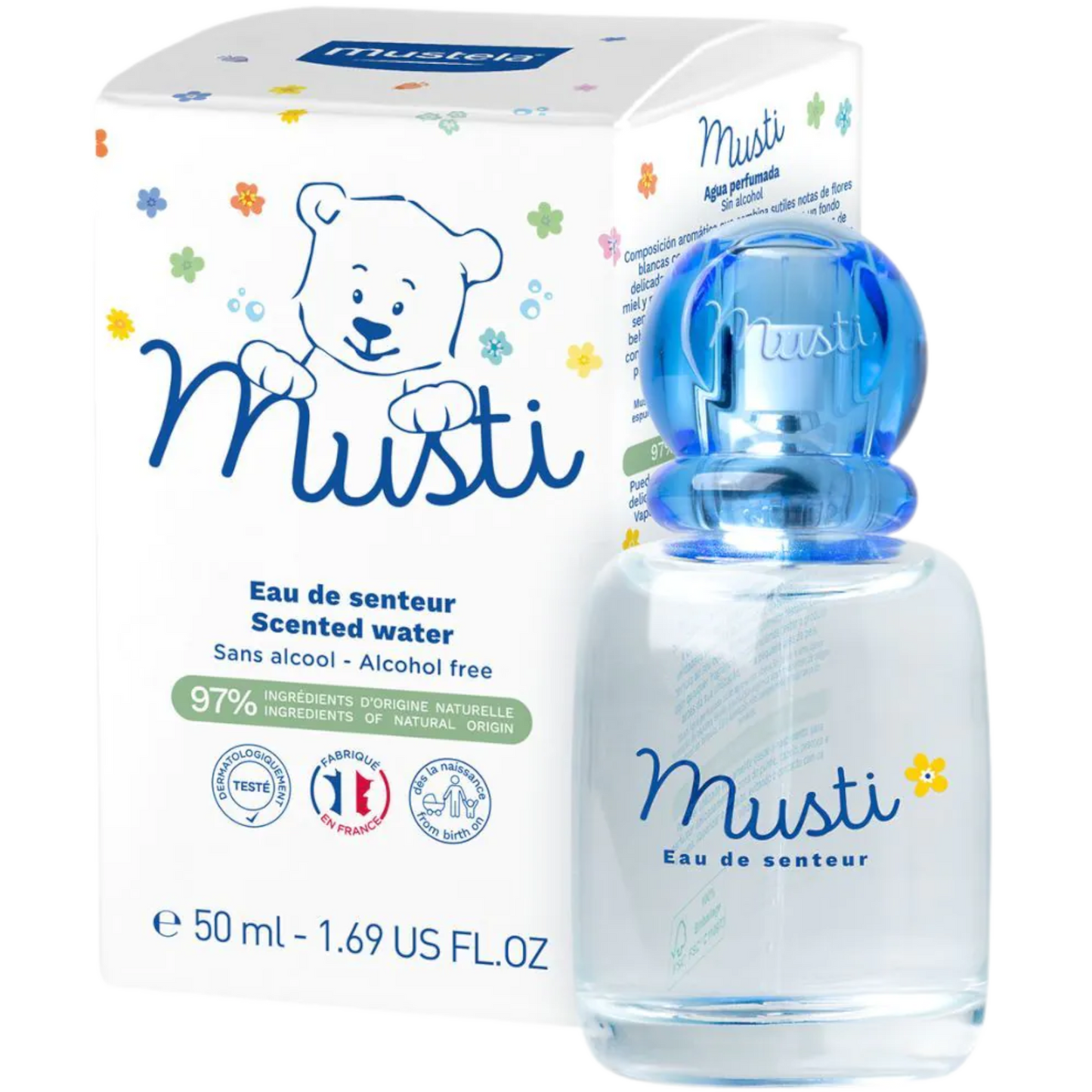 Musti Eau de Soin Delicate Fragrance 50ml