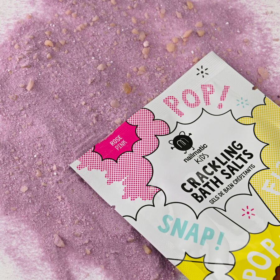 Crackling Bath Salts Pink 60g