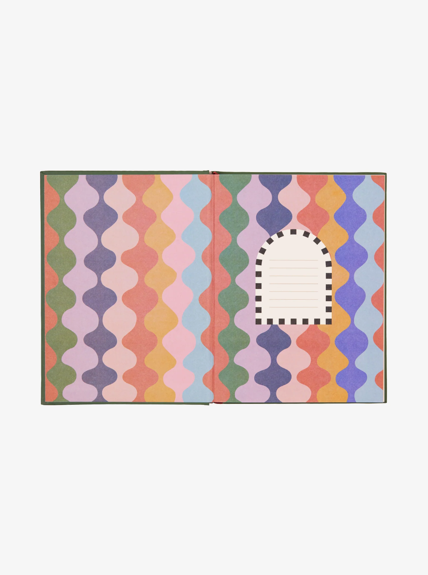 Lined Pages Journal Tiger Print Cover