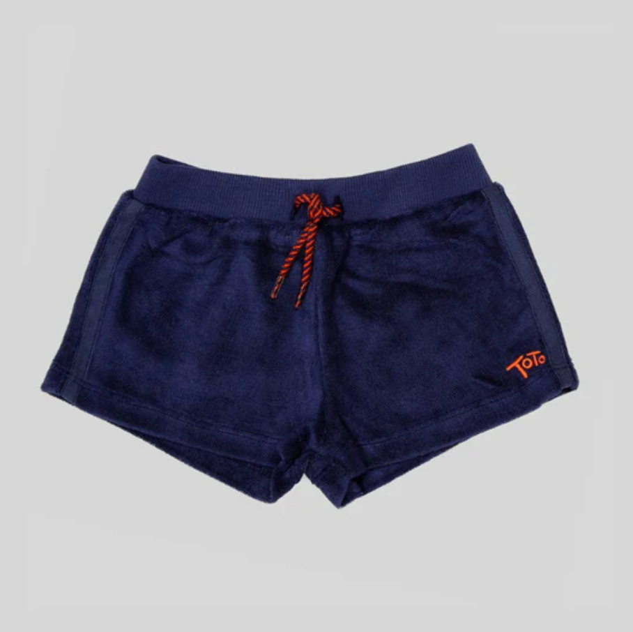 Navy Towelling Shorts