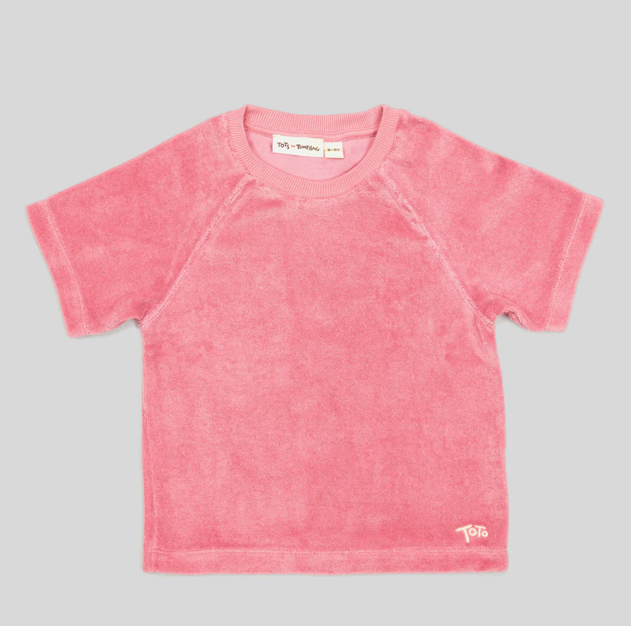 Pink Towelling T-shirt