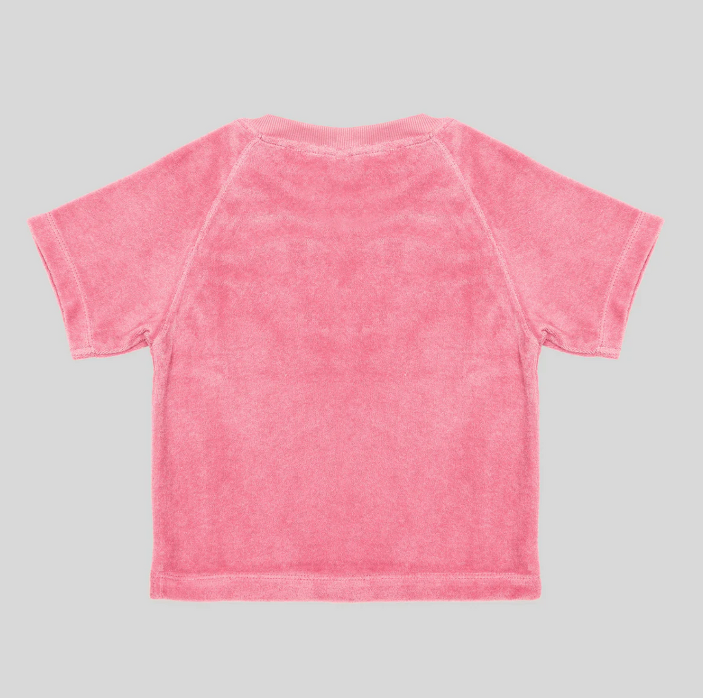 Pink Towelling T-shirt