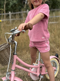 Pink Towelling Shorts