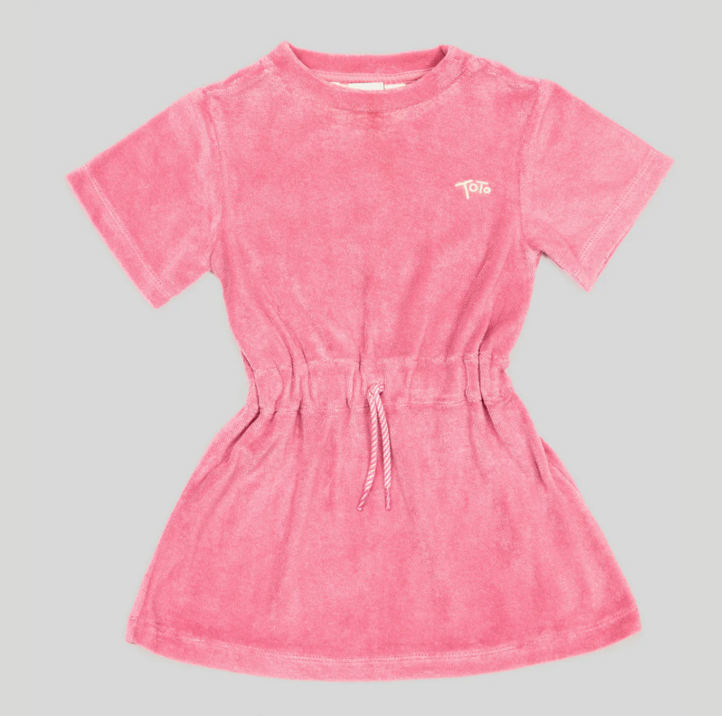 Pink Towelling dress