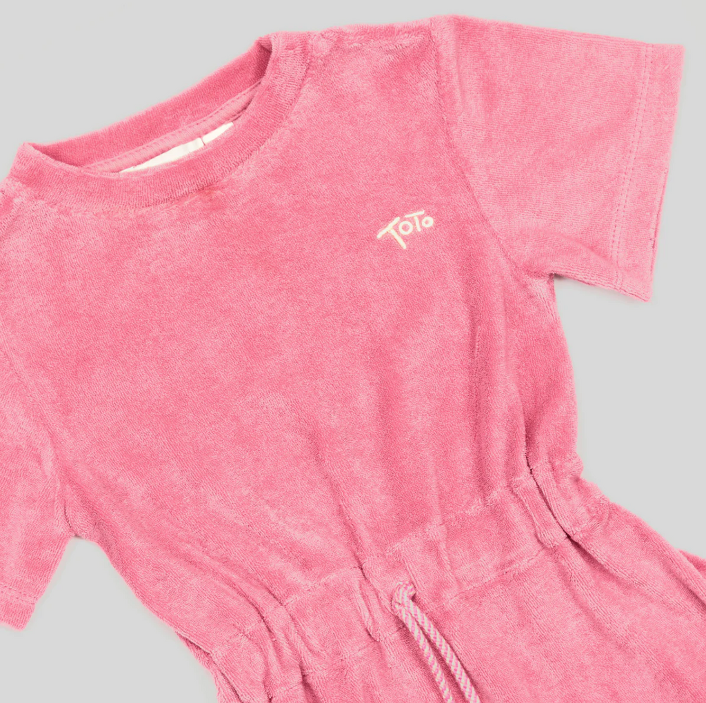 Pink Towelling dress