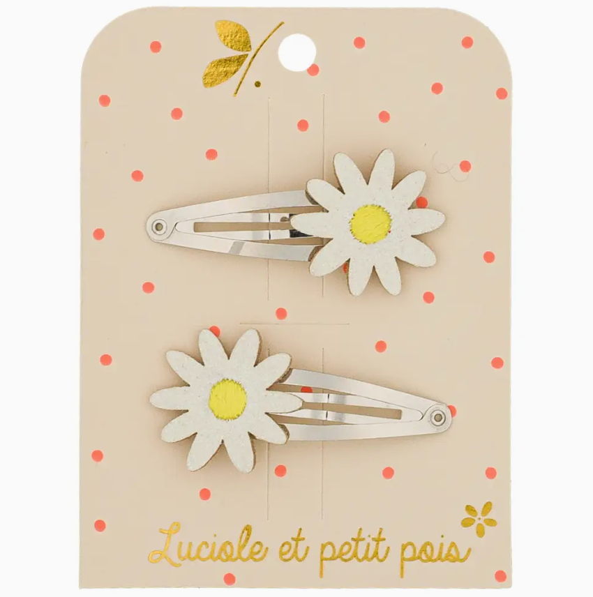 Daisy the Daisy Hair Clips (Pair)