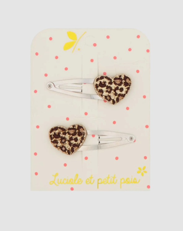 Leo Heart Clips (Pair)