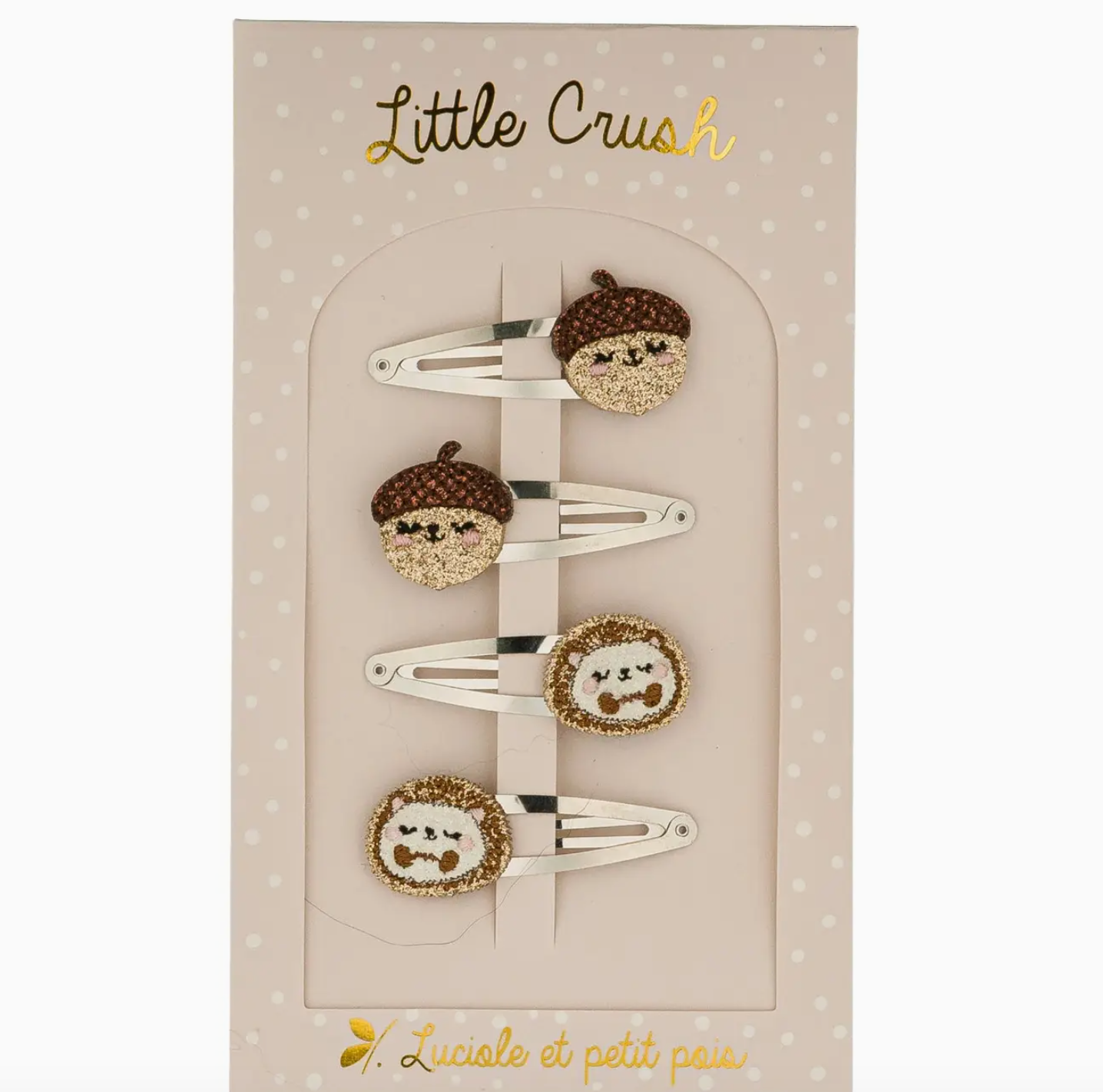 Forest Gift Pouch - Pompon & Fernand Hair Clips