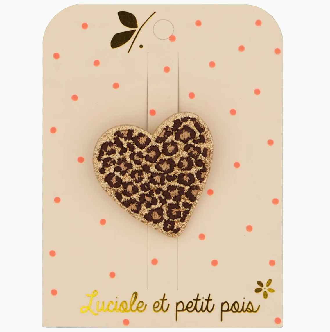 Leo Heart Brooch