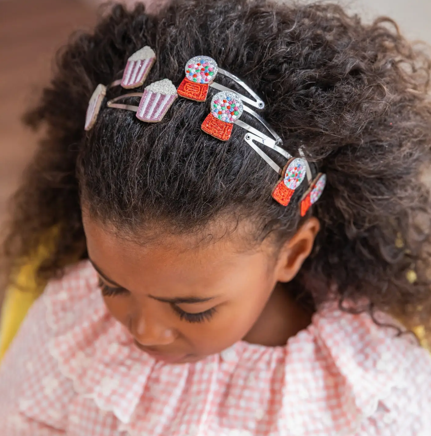 Popcorn Hair Clips (Pair)