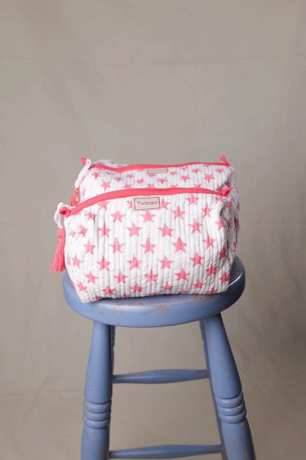 Pink Stars Wash Bag