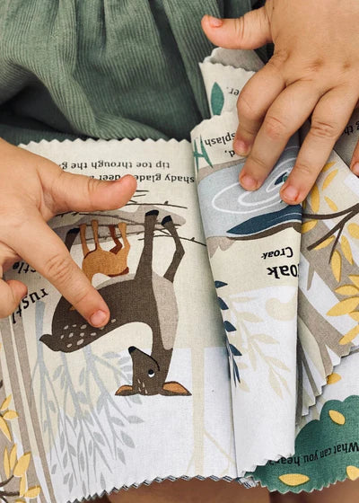 ThreadBear Woodland Hush Rag Book
