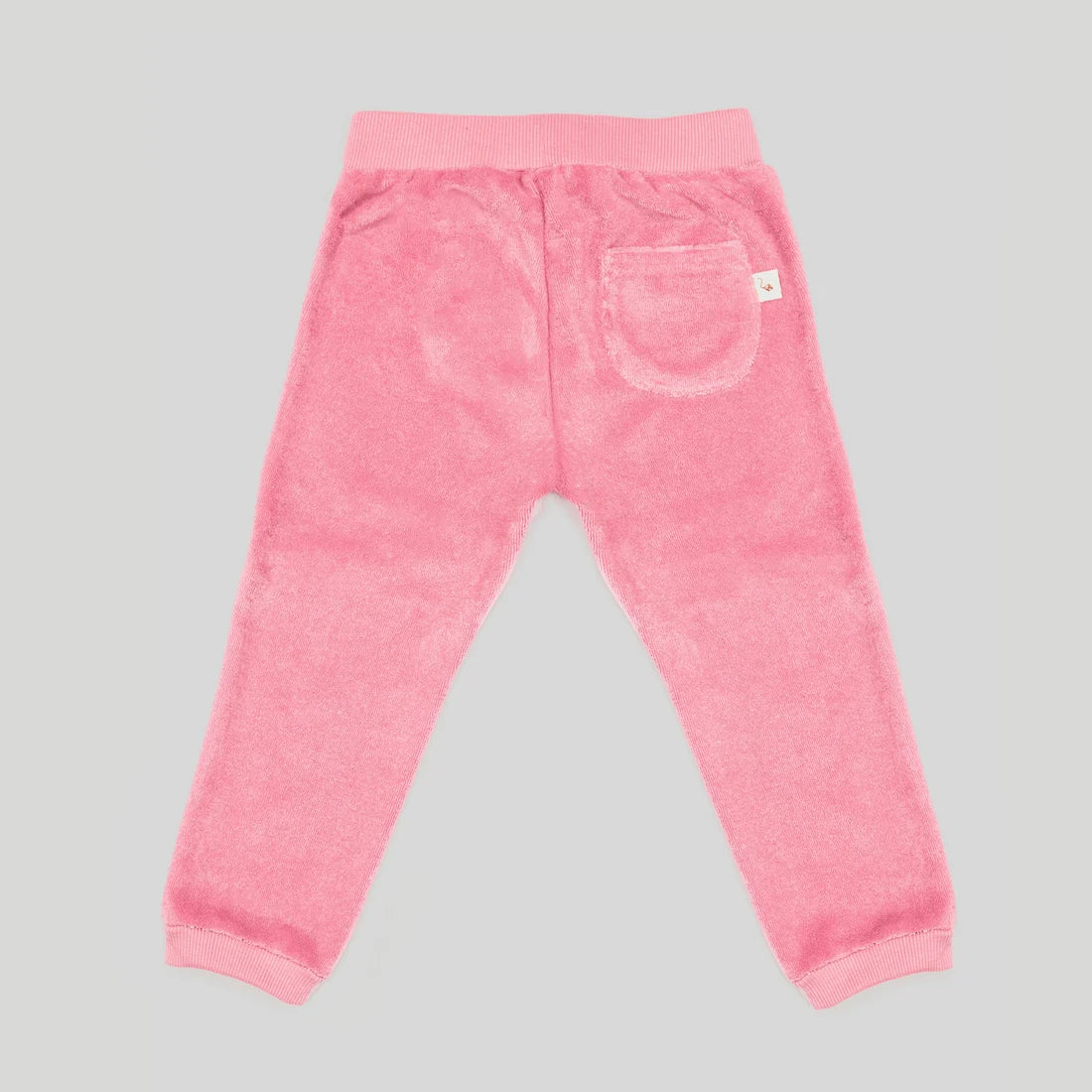 Pink Towelling Joggers 3-4yrs