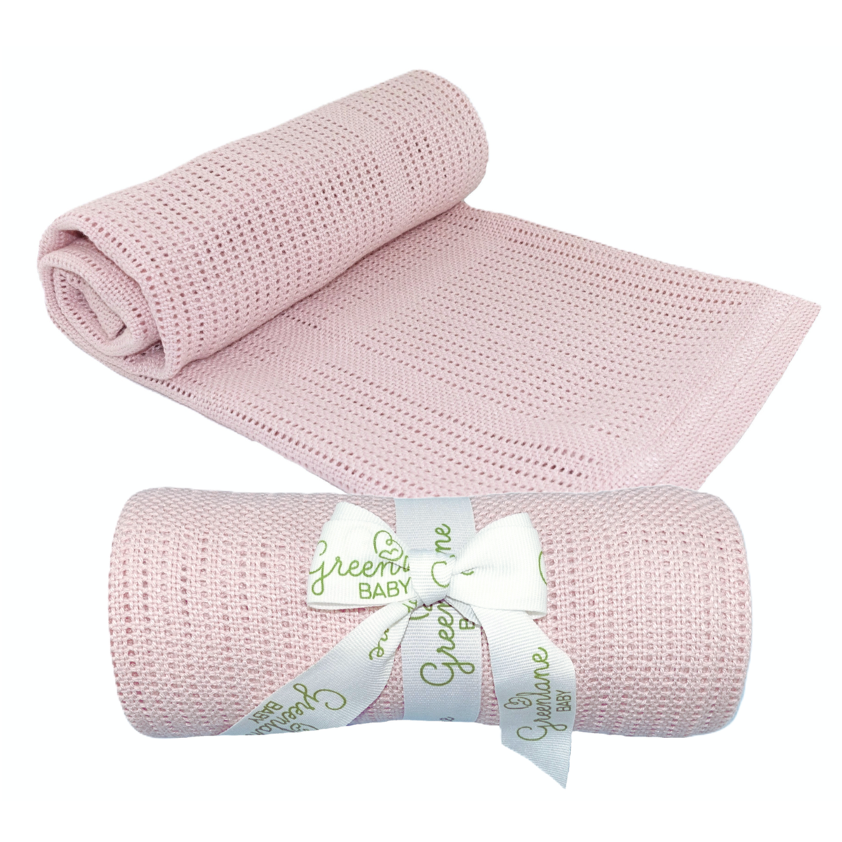 Greenlane Baby Bamboo Cotton Cellular Blanket