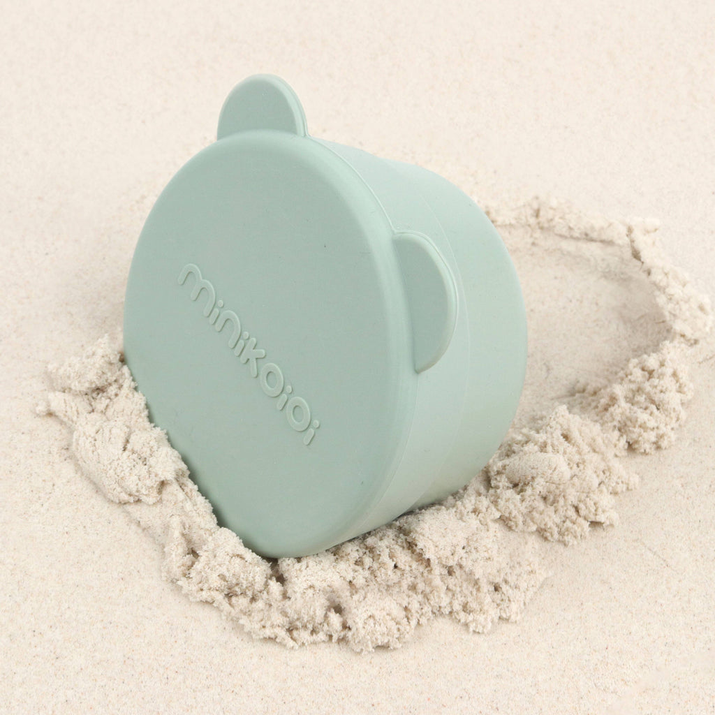 MiniKOiOi Mini Bites - Silicone Mini Bowl with Lid - 2 Pack