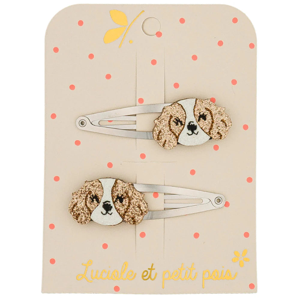 Teddy the Rider Hair Clips (pair)