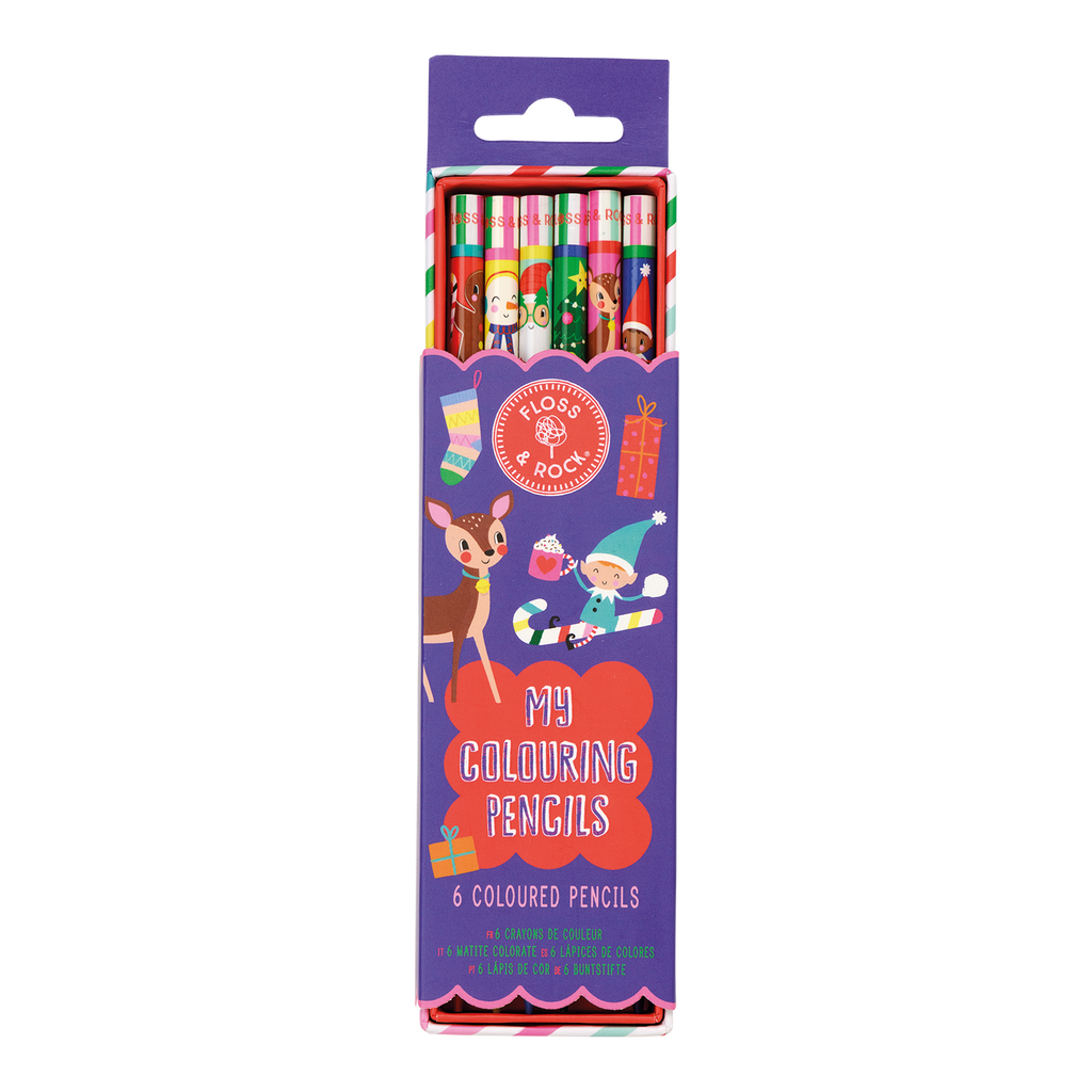 Christmas My Colouring Pencils Unsharpened