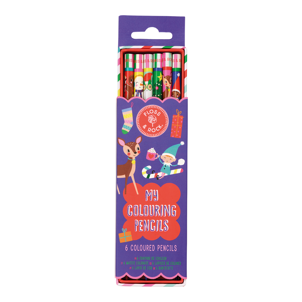 Christmas My Colouring Pencils Unsharpened